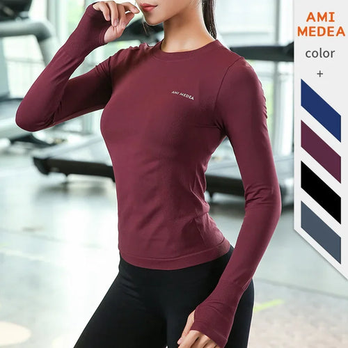 Women's Long Sleeve Top Yoga Shirts